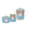 Pip Studio Sets Porseleinen Sets<Love Birds Thee Set/3 Blauw/Khaki Multi