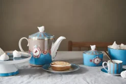 Pip Studio Theepotten<Love Birds Theepot Medium Blauw/Khaki Multi