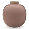 Pip Studio Grote Vazen<Metalen Vaas Bruin 23Cm Khaki