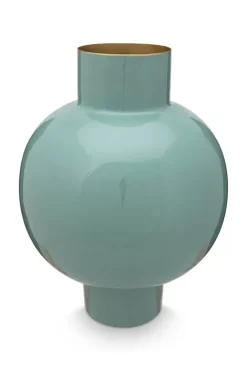 Pip Studio Grote Vazen<Metalen Vaas Licht 42Cm Groen