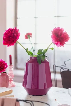 Pip Studio Grote Vazen<Metalen Vaas Roze 29 Cm