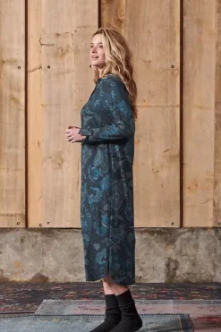 Pip Studio Nachthemden<Nachthemd Lange Mouw Kyoto Festival Donker Blauw
