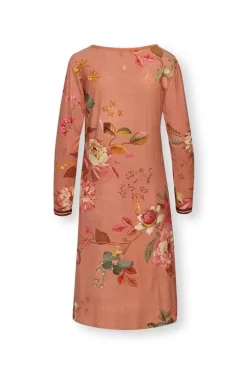 Pip Studio Nachthemden<Nachthemd Lange Mouw Tokyo Bouquet Terra Roze