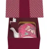 Pip Studio Sets Porseleinen Sets<Oriental Flower Festival Theepot Donker Medium Roze