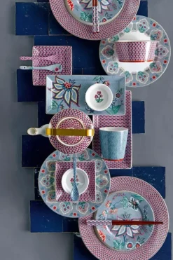 Pip Studio Sets Porseleinen Sets<Oriental Flower Festival Set/6 Theelepels Blauw