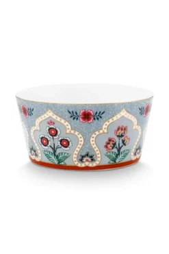 Pip Studio Sets Porseleinen Sets<Oriental Flower Festival Set/4 Kommen 12Cm Blauw