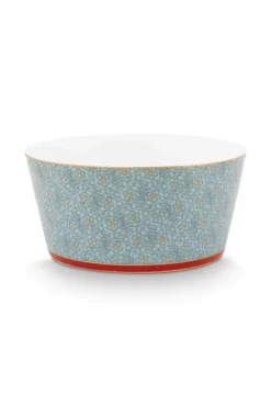 Pip Studio Sets Porseleinen Sets<Oriental Flower Festival Set/4 Kommen 12Cm Blauw