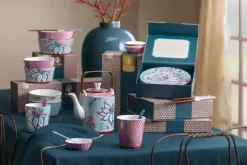 Pip Studio Sets Porseleinen Sets<Oriental Flower Festival Set/4 Kommen 12Cm Blauw
