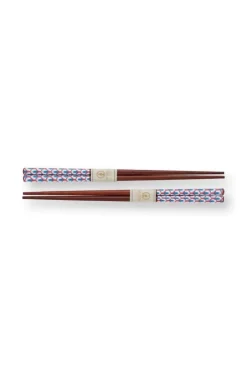 Pip Studio Sets Porseleinen Sets<Oriental Flower Festival Set/6 Sushi Blauw