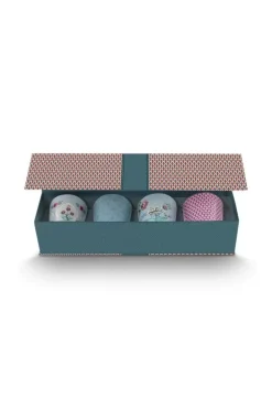 Pip Studio Sets Porseleinen Sets<Oriental Flower Festival Set/4 Mokken Blauw