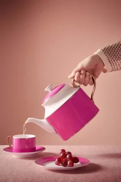 Pip Studio Kop/Schotel<Pip Chique Cappuccino Kop & Schotel Roze