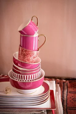 Pip Studio Kop/Schotel<Pip Chique Cappuccino Kop & Schotel Roze