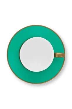 Pip Studio Kop/Schotel<Pip Chique Cappuccino Kop & Schotel Groen