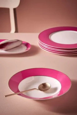 Pip Studio Diepe Borden<Pip Chique Diep Bord 23.5Cm Roze