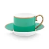 Pip Studio Kop/Schotel<Pip Chique Espresso Kop & Schotel Groen