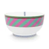 Pip Studio Kommen<Pip Chique Stripes Kom Roze/Groen 20.5Cm