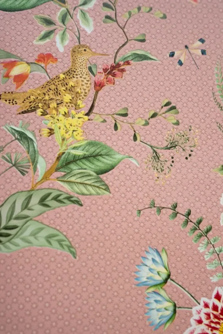 Pip Studio Vliesbehang<Floris Vliesbehang Roze