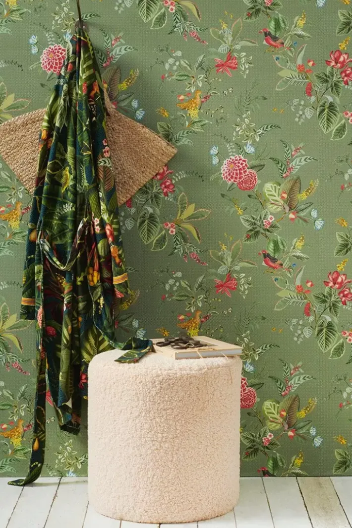 Pip Studio Vliesbehang<Floris Vliesbehang Groen