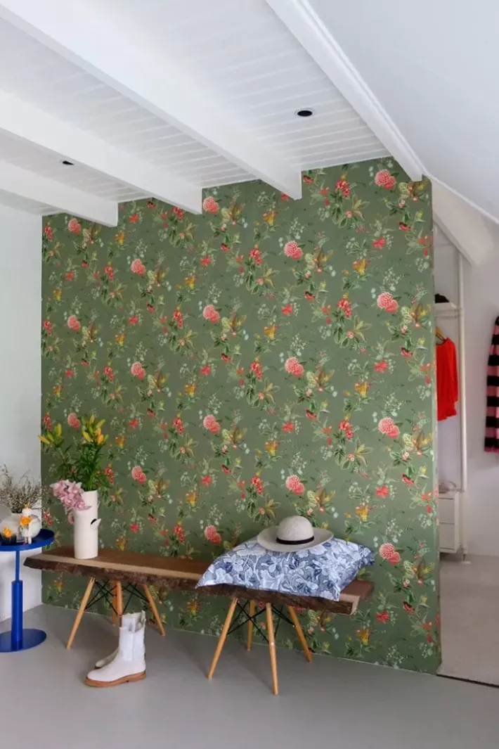 Pip Studio Vliesbehang<Floris Vliesbehang Groen
