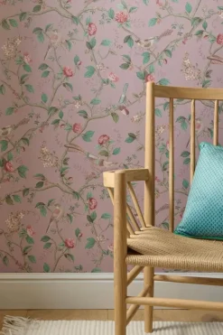 Pip Studio Vliesbehang<Good Nightingale Vliesbehang Mauve Roze