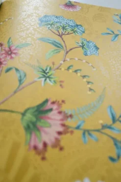 Pip Studio Vliesbehang<La Majorelle Vliesbehang Geel