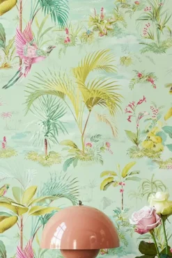 Pip Studio Vliesbehang<Palm Scene Vliesbehang Groen