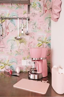 Pip Studio Vliesbehang<Palm Scene Vliesbehang Roze