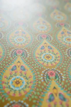 Pip Studio Vliesbehang<Raindrops Vliesbehang /Oker Geel