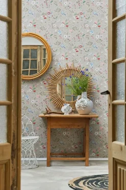 Pip Studio Vliesbehang<Spring To Life Vliesbehang Khaki Groen
