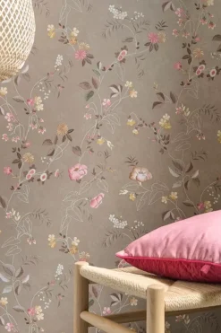 Pip Studio Vliesbehang<Tokyo Blossom Vliesbehang Khaki
