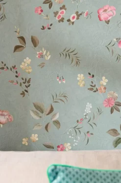 Pip Studio Vliesbehang<Tokyo Blossom Vliesbehang Jade Groen