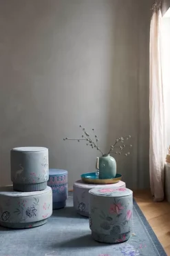 Pip Studio Poefen En Stoelen<Poef Large Fleur Grandeur Groen