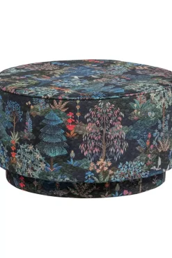 Pip Studio Poefen En Stoelen<Poef Large Pip Garden Donkerblauw
