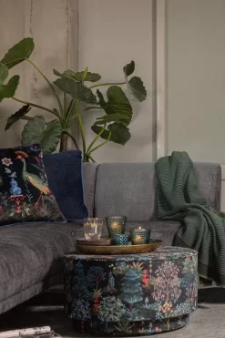Pip Studio Poefen En Stoelen<Poef Large Pip Garden Donkerblauw