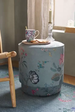 Pip Studio Poefen En Stoelen<Poef Medium Fleur Grandeur Groen