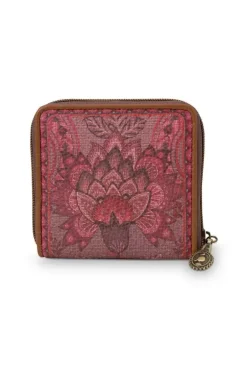 Pip Studio Portemonnees<Portemonnee Vierkant Kyoto Festival Donker Roze