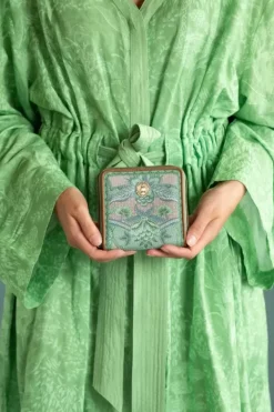 Pip Studio Accessoires<Portemonnee Vierkant Kyoto Festival Groen