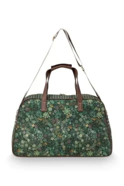 Pip Studio Weekendtassen<Reistas Medium Tutti I Fiori Groen