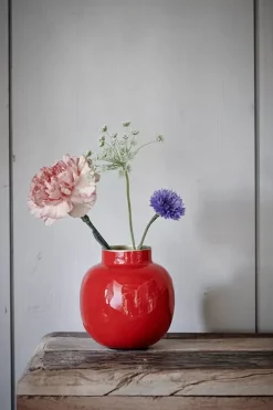 Pip Studio Sale Kleine Vaasjes<Ronde Mini Vaas 10 Cm Rood