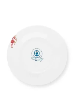 Pip Studio Dinerborden<Royal Stripes Dinerbord Donker 26.5Cm Roze
