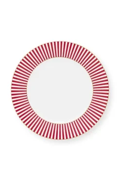 Pip Studio Gebaksborden<Royal Stripes Gebaksbord Donker 17Cm Roze