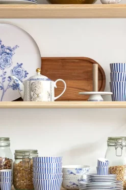 Pip Studio Gebaksborden<Royal Stripes Gebaksbord 17 Cm Blauw