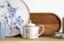 Pip Studio Kandelaars<Royal Stripes Kaarshouder 13 Cm Blauw