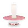 Pip Studio Kandelaars<Royal Stripes Kaarshouder Bloemen Roze 14Cm