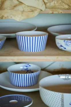 Pip Studio Kommen<Royal Stripes Kom 15 Cm Blauw