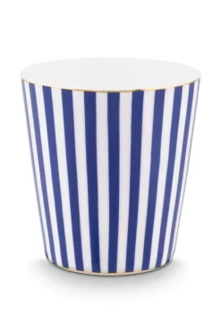 Pip Studio Sets Porseleinen Sets<Royal Stripes Mok & Theetip Blauw