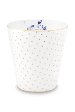 Pip Studio Koffiemokken<Royal Stripes Mok Dots Wit