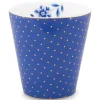 Pip Studio Koffiemokken<Royal Stripes Mok Dots Blauw