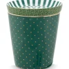 Pip Studio Sets Porseleinen Sets<Royal Stripes Mok Stippen & Theetip Groen