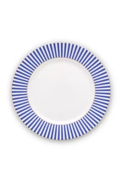 Pip Studio Ontbijtborden<Royal Stripes Ontbijtbord 21 Cm Blauw